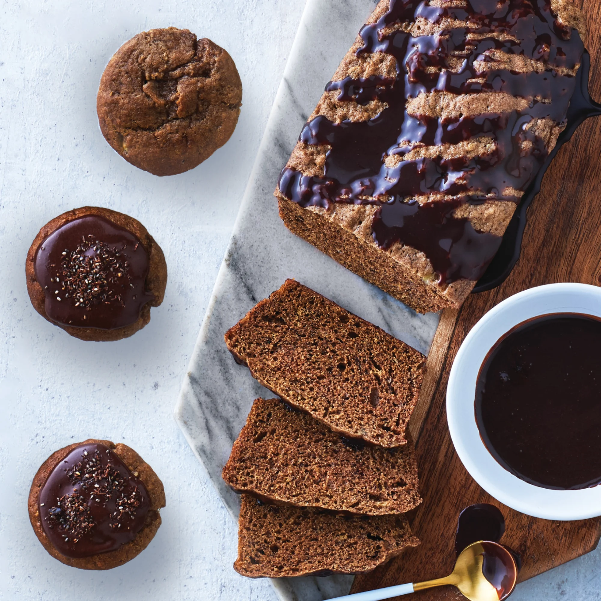 Mélange Pains et muffins à la banane (lot de 2)