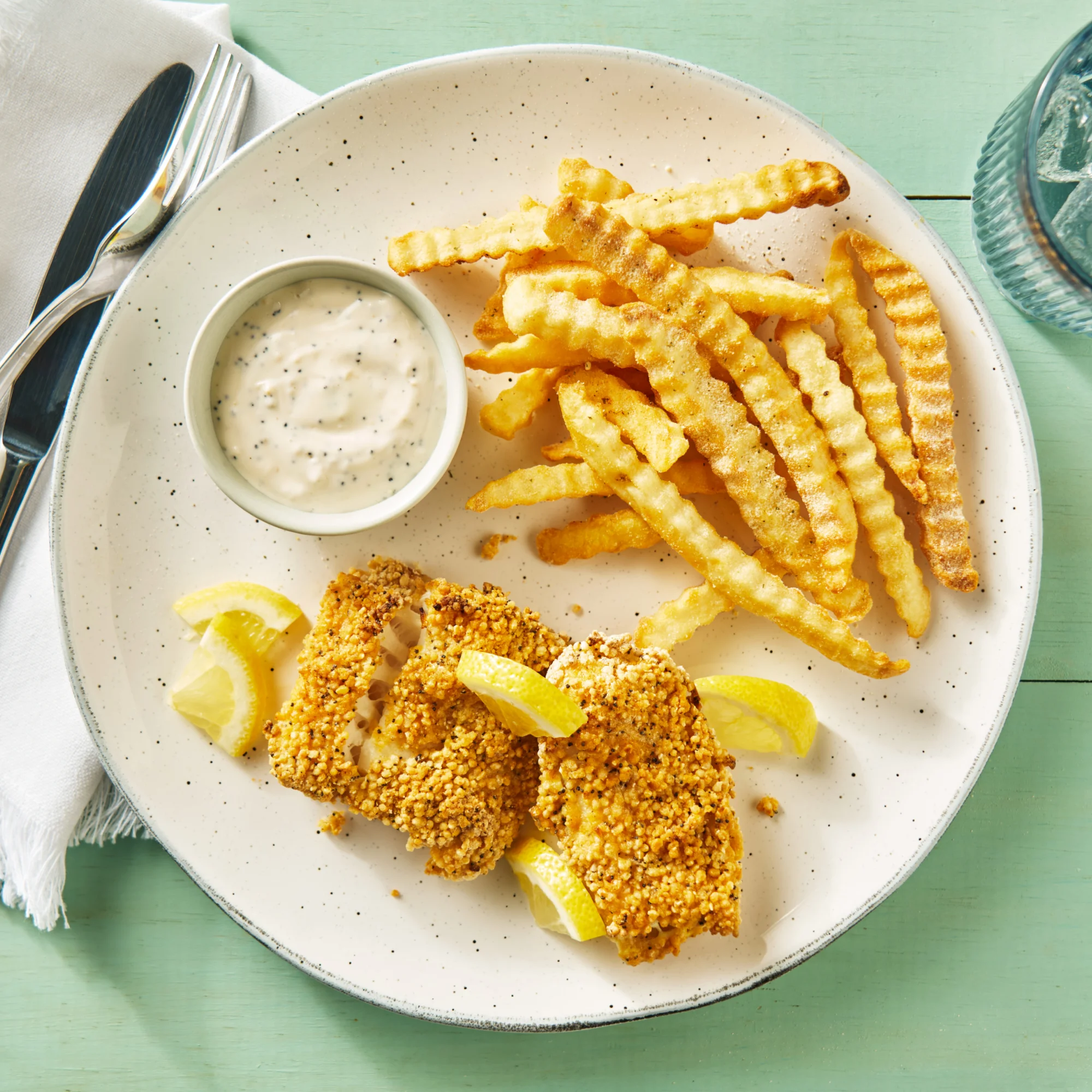 Lemon Poppy Fish Sticks