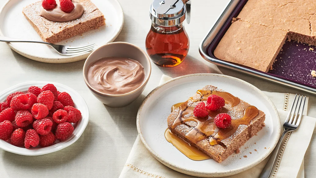 Chocolate Sheet Pan Pancakes