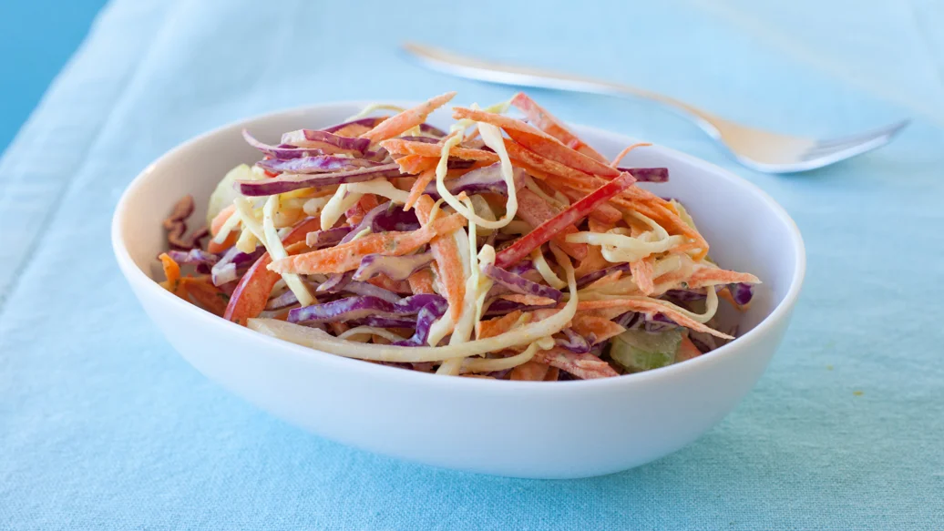 Salade de chou cari et mangue