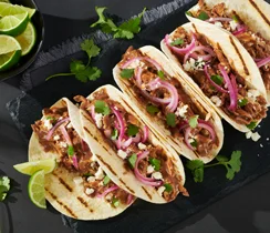 Tacos au poulet et sauce mole