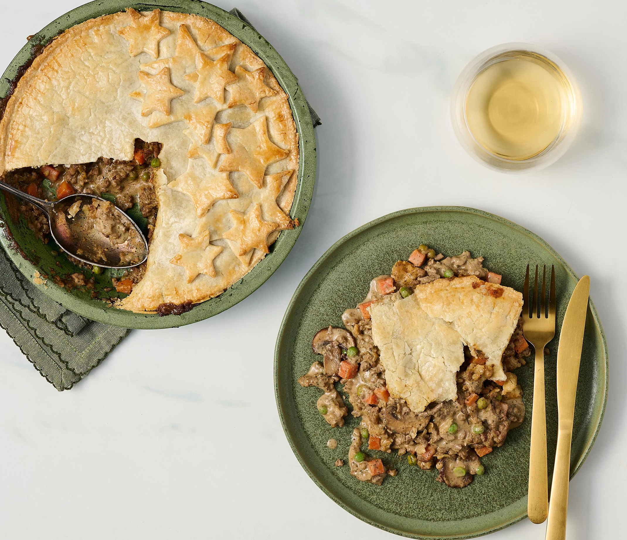 Beef Stroganoff Pot Pie