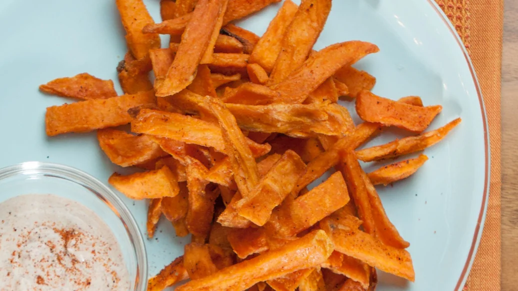 Mexican Baked Yam Fries