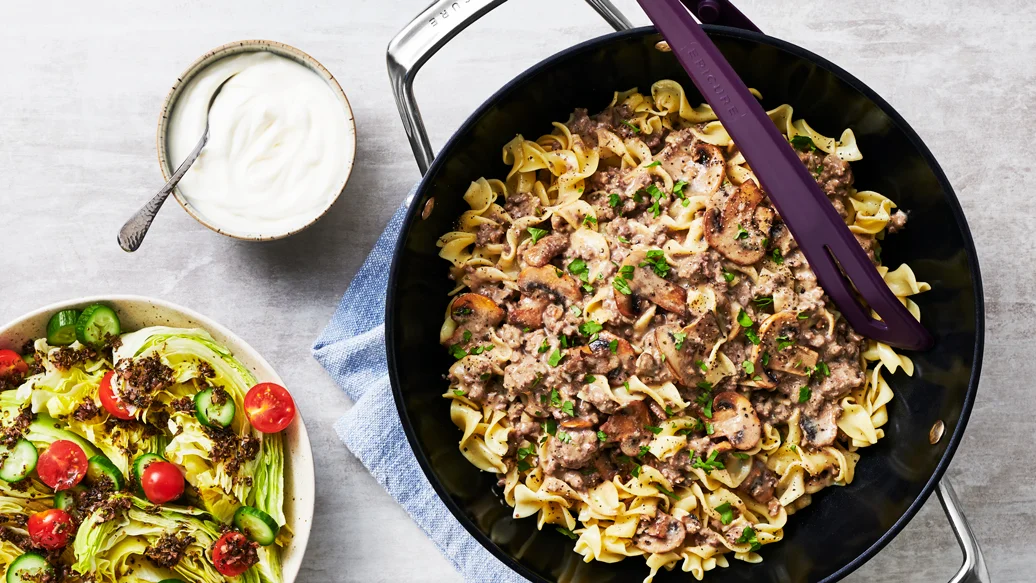 Wintry Beef Stroganoff