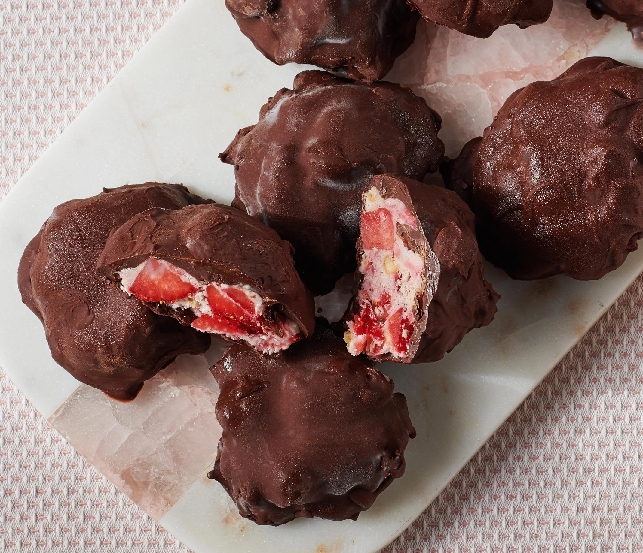 Chocolate Strawberry Yogurt Clusters