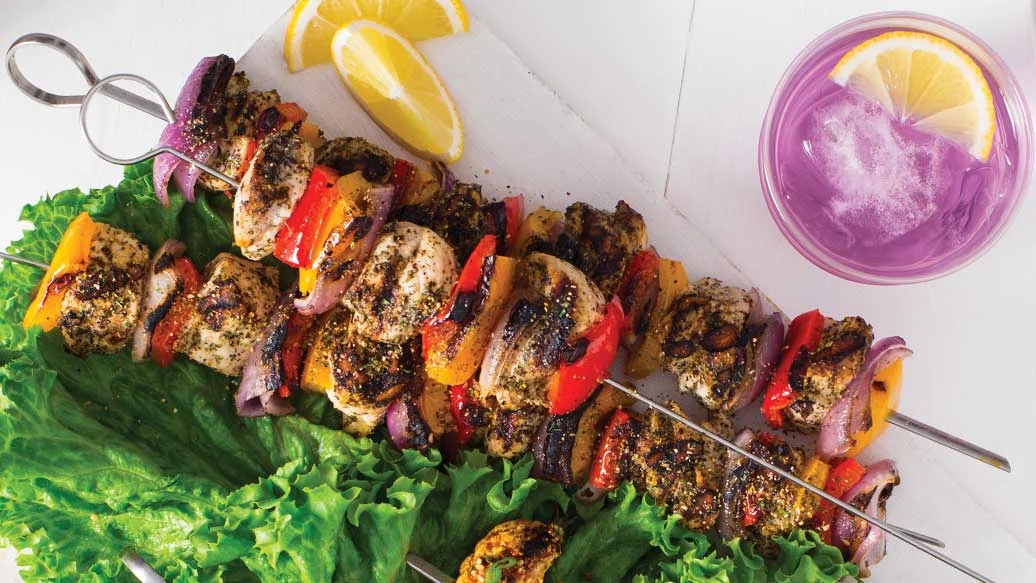 Brochettes de poulet souvlaki