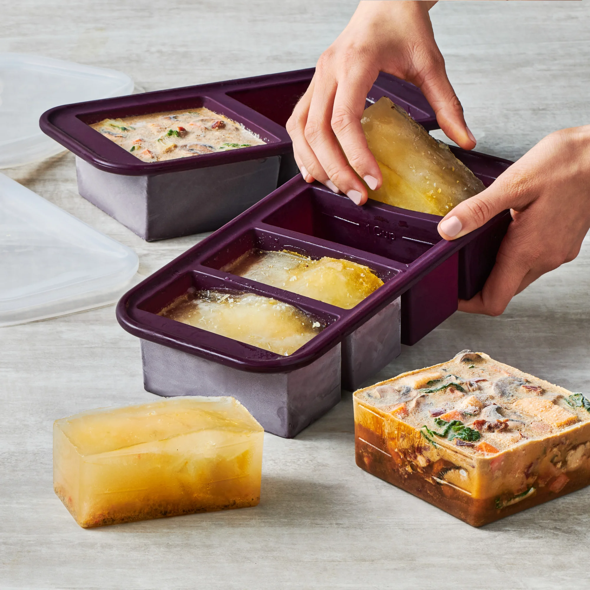 Freezer Cube Tray 2 Cup