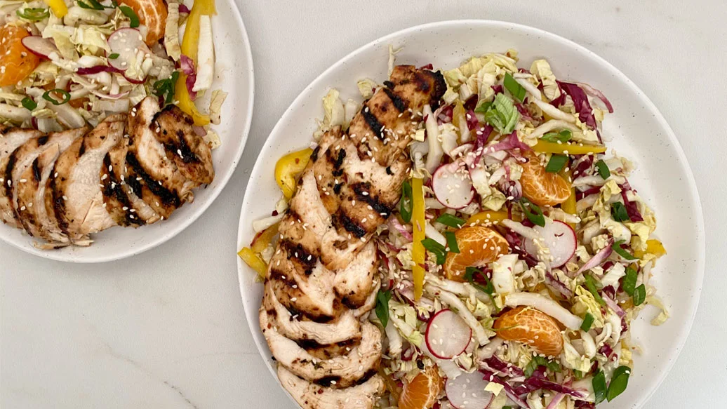 Asian-Inspired Grilled Chicken Salad