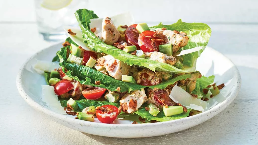 Stacked BLT Chicken Salad