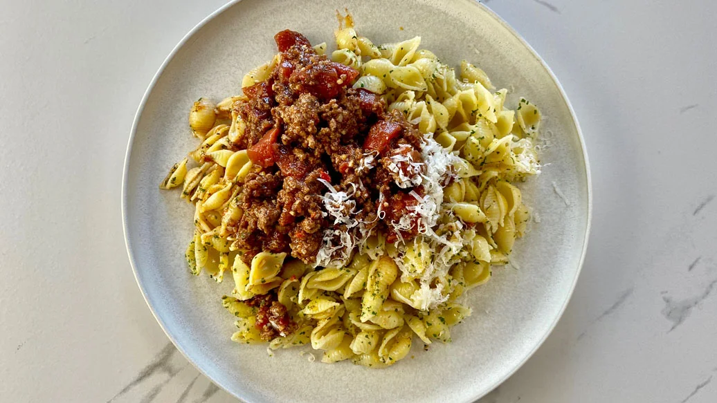 No Fuss Pasta Bolognese