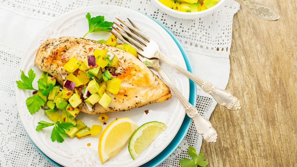 Chicken with Pineapple Salsa