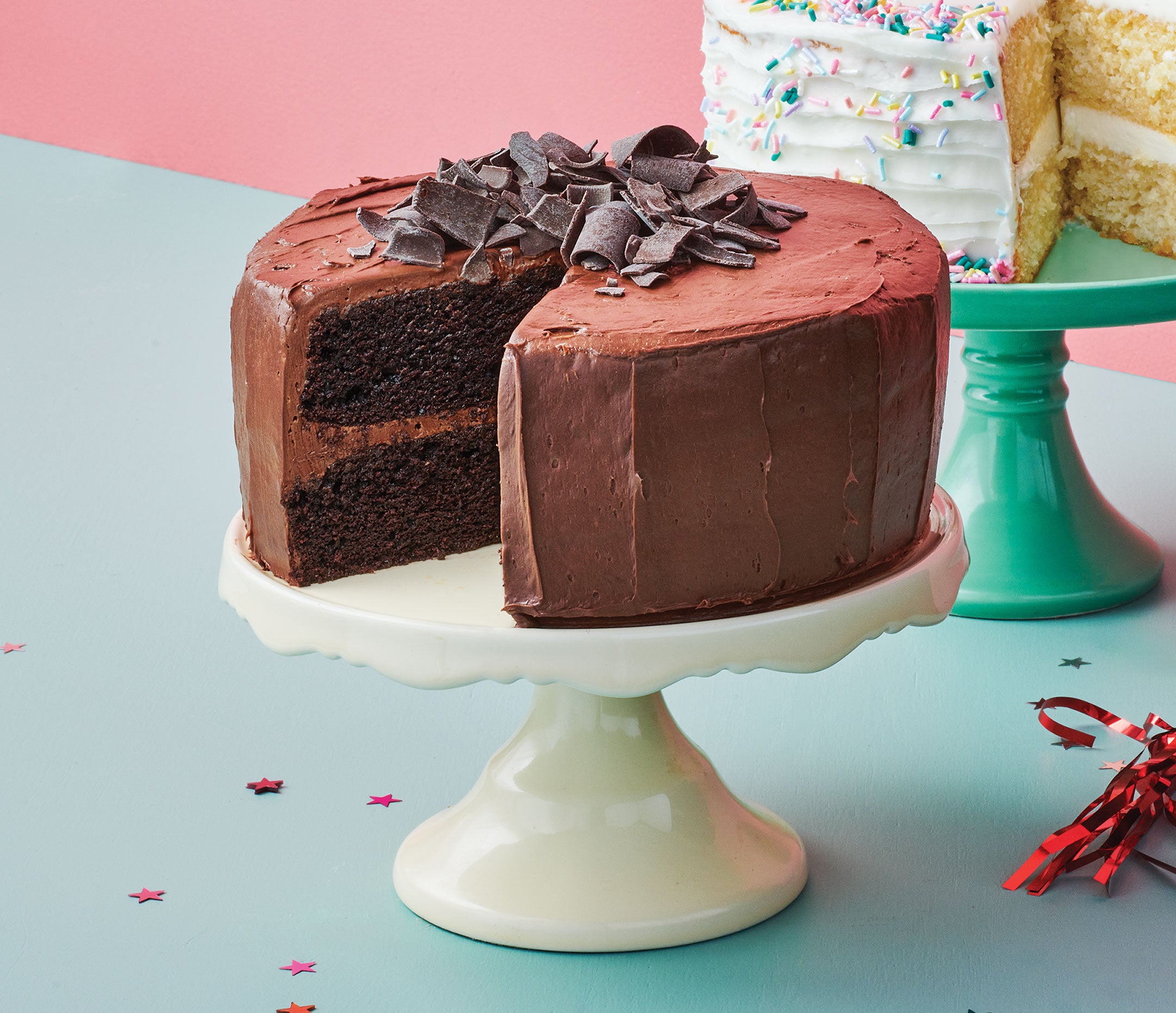 Chocolate & Vanilla Wrapped Cakes - Baking Cherry