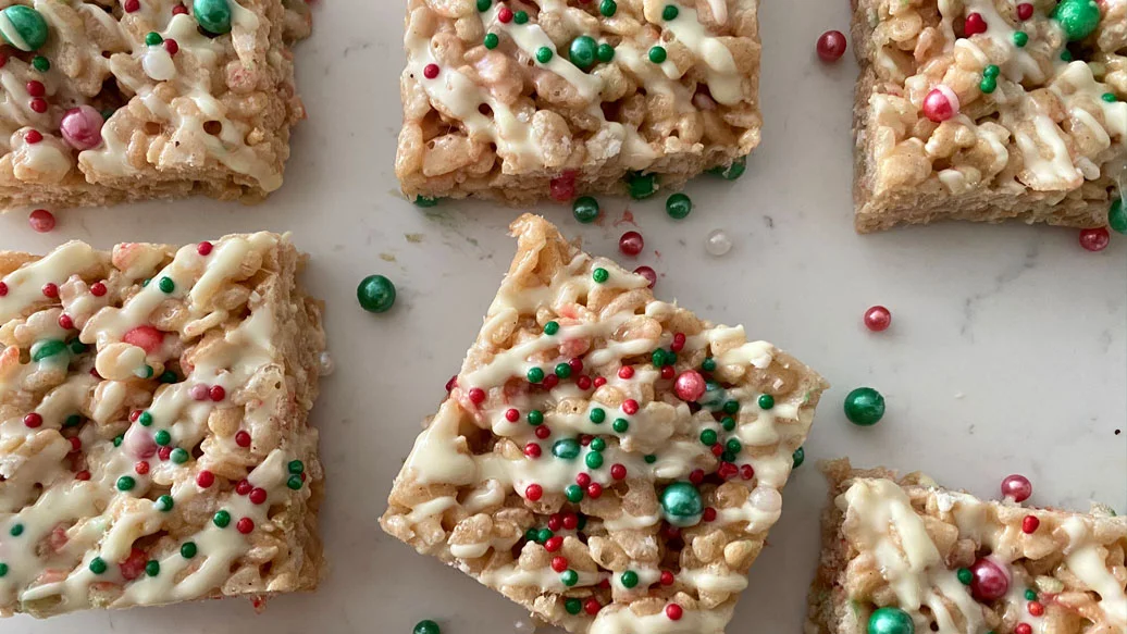 “Krispy” Holiday Squares 