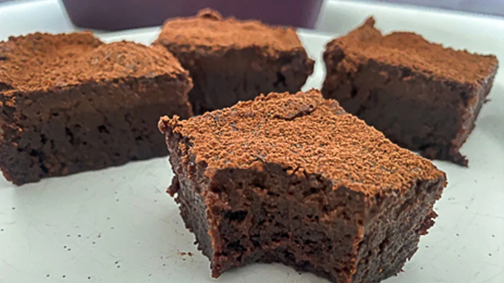 Brownies et mousse au chocolat 