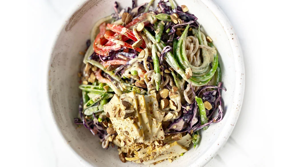 Veggie & Smoked Tofu Soba Noodle Salad