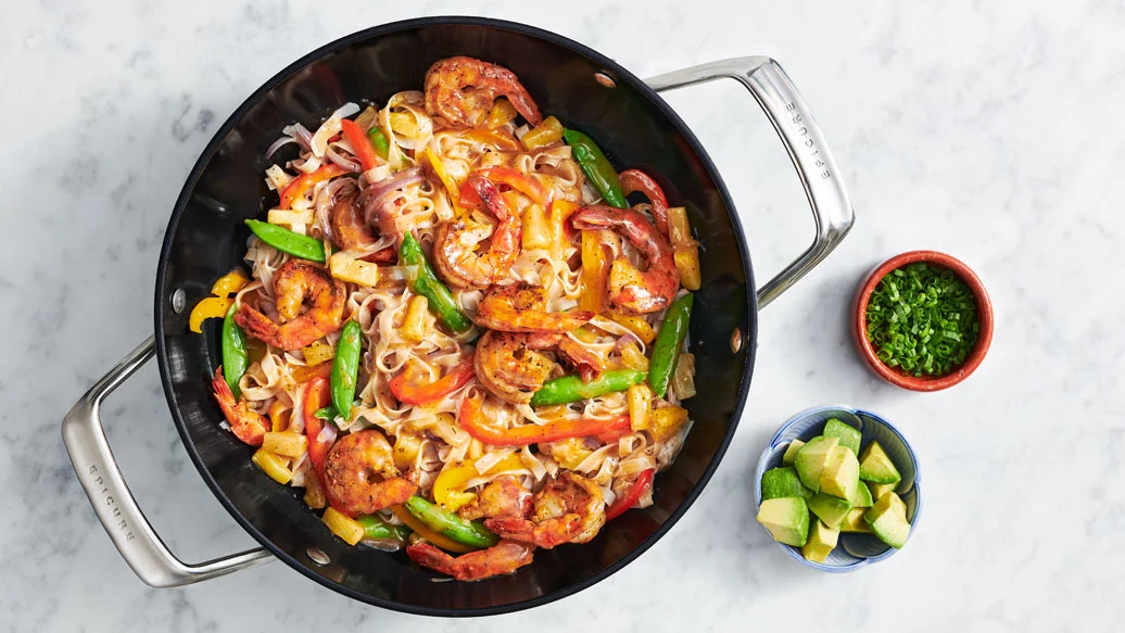 Jerk Shrimp Stir Fry