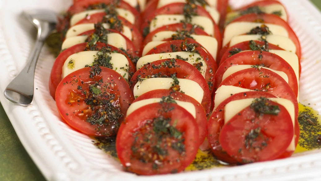 Mozzarella and Tomato Antipasti