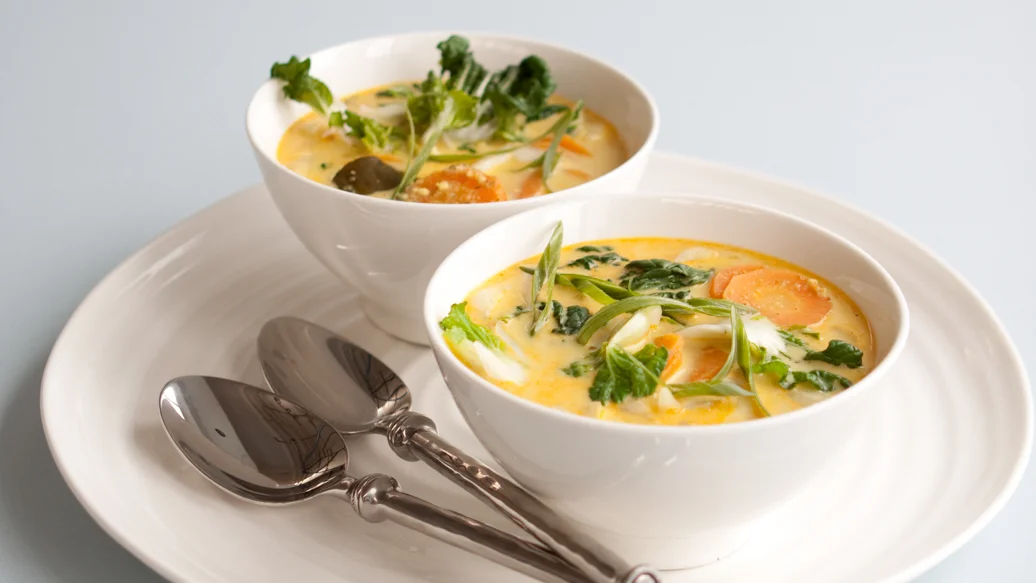 Malaysian Coconut Curry Soup