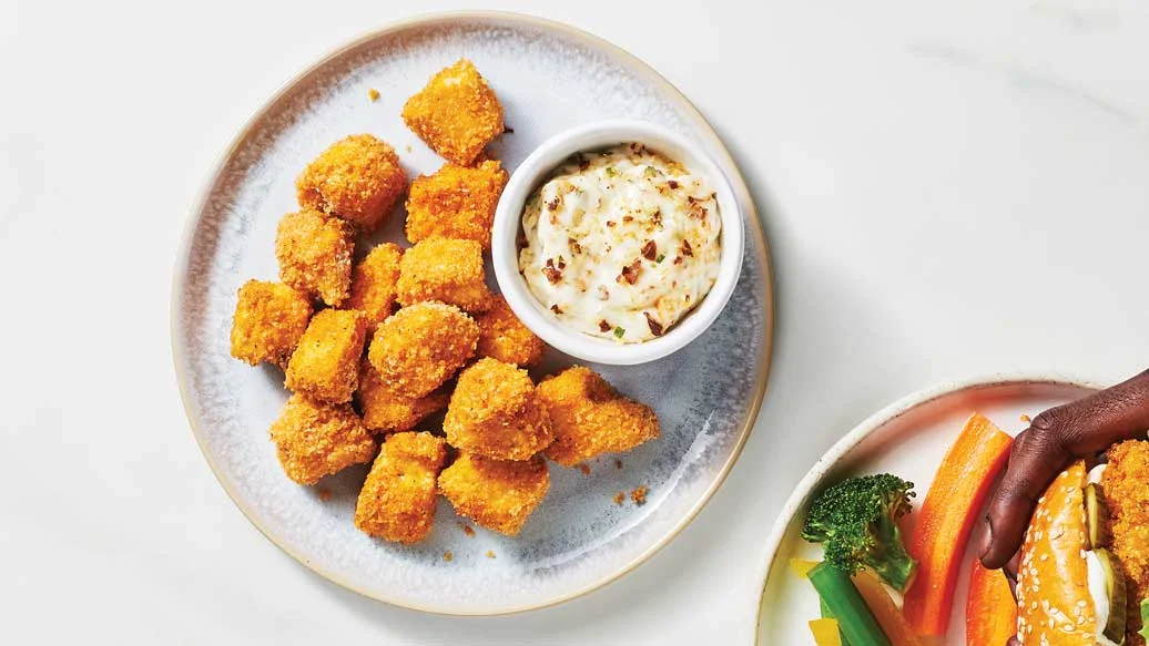 Bouchées croustillantes au tofu  