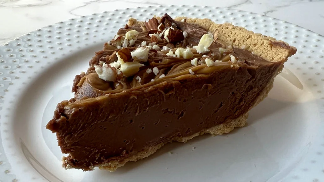 Tarte choco-arachide