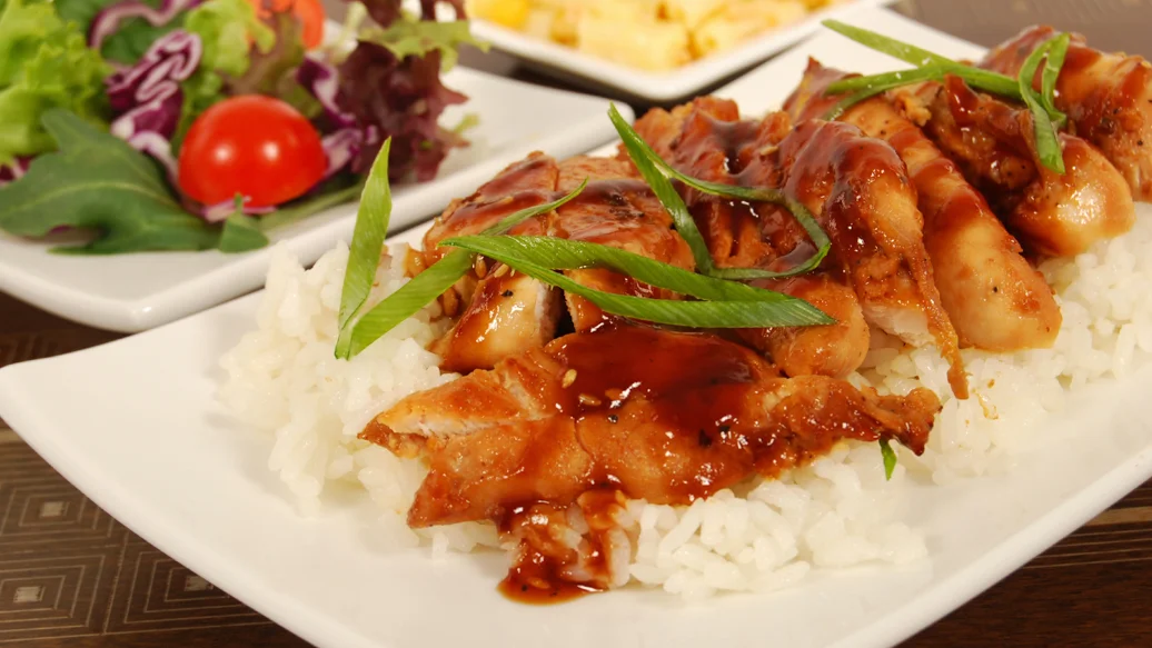 Teriyaki-glazed Chicken Strips