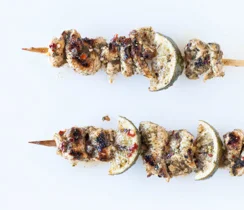 Bali Glow Chicken Kebabs