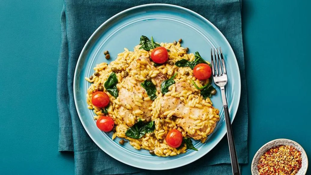 Lemon Chicken Orzo