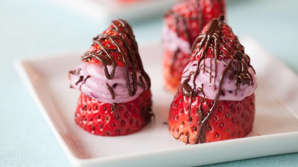 Summer Berry Strawberry Sandwiches