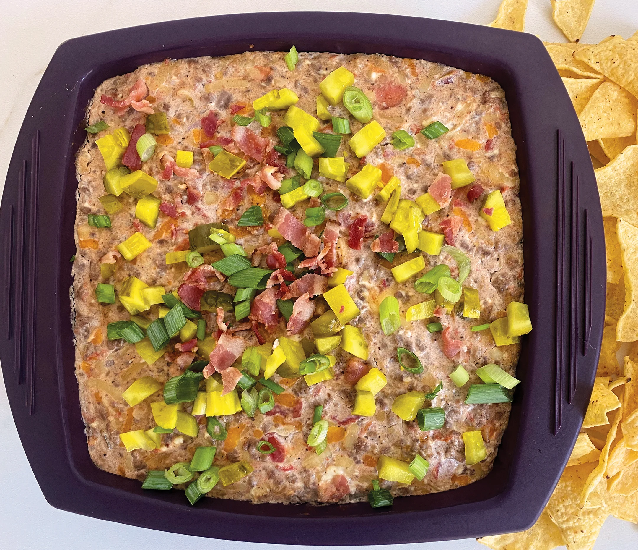 Bacon Cheeseburger Dip