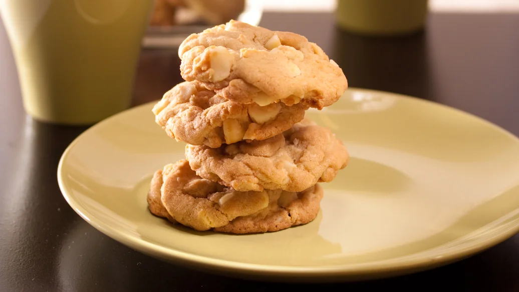 White Chocolate and Macadamia Nut Cookies