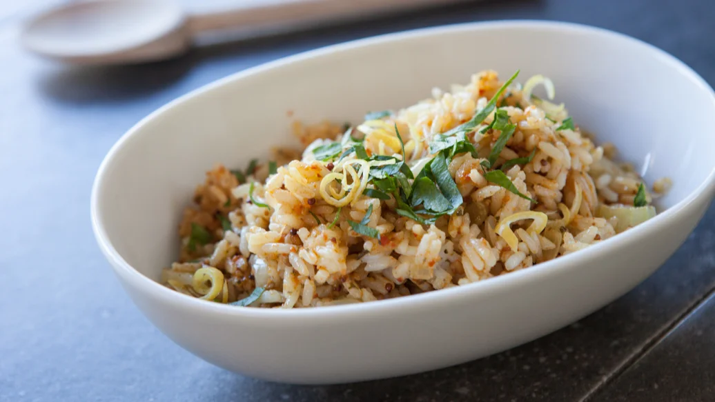 Riz pilaf au citron Le Taj