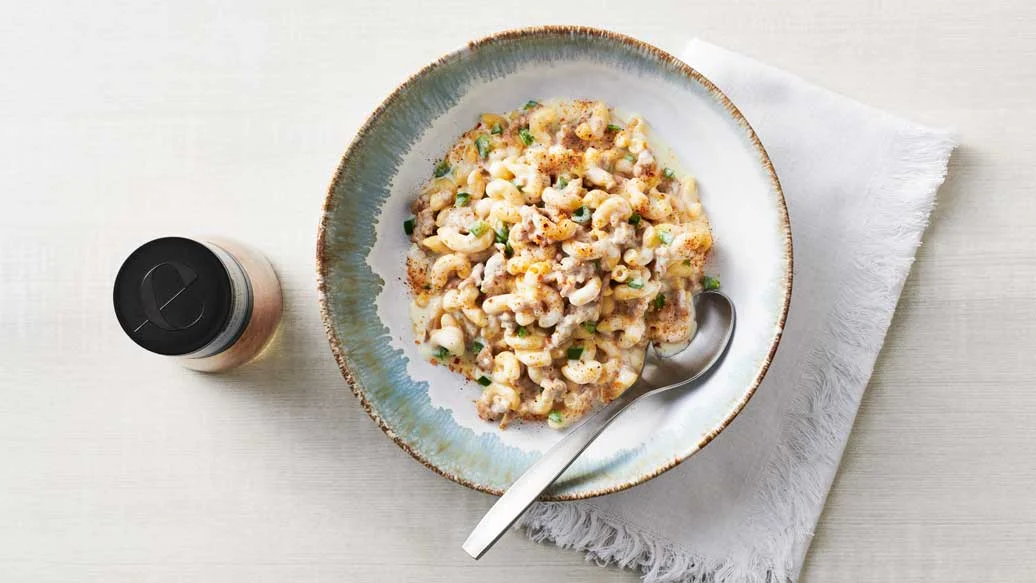 Macaroni au fromage et au jalapeño