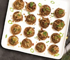 Stuffed Mushroom Caps