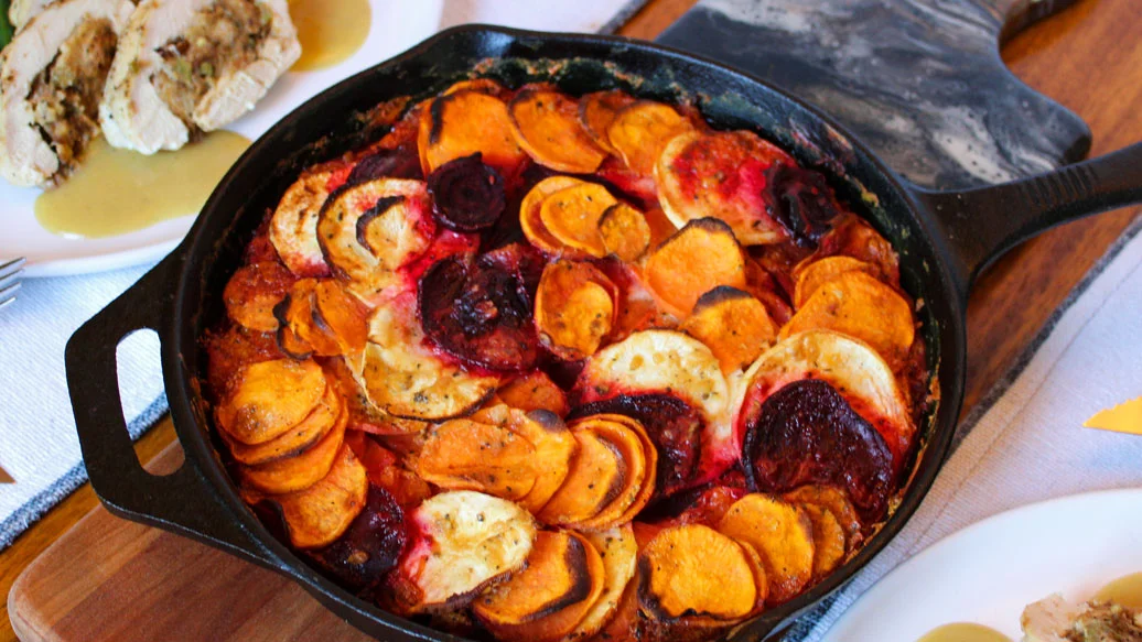 Skillet Root Veggies 