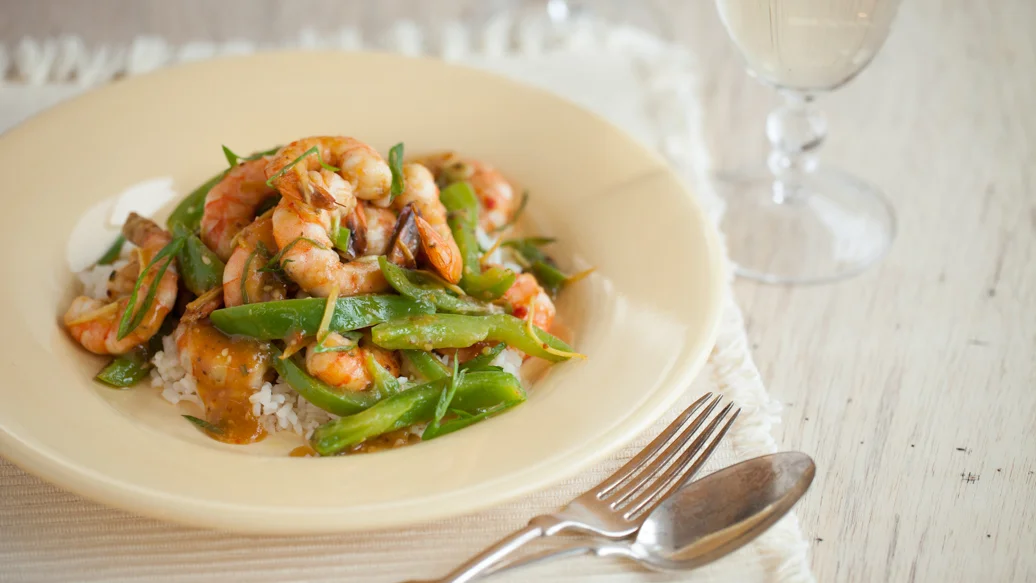 Ginger Shrimp Stir-fry