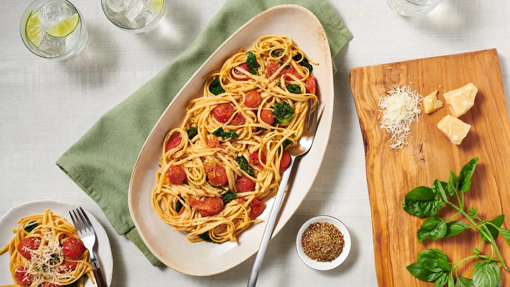 Burst Cherry Tomato Pasta