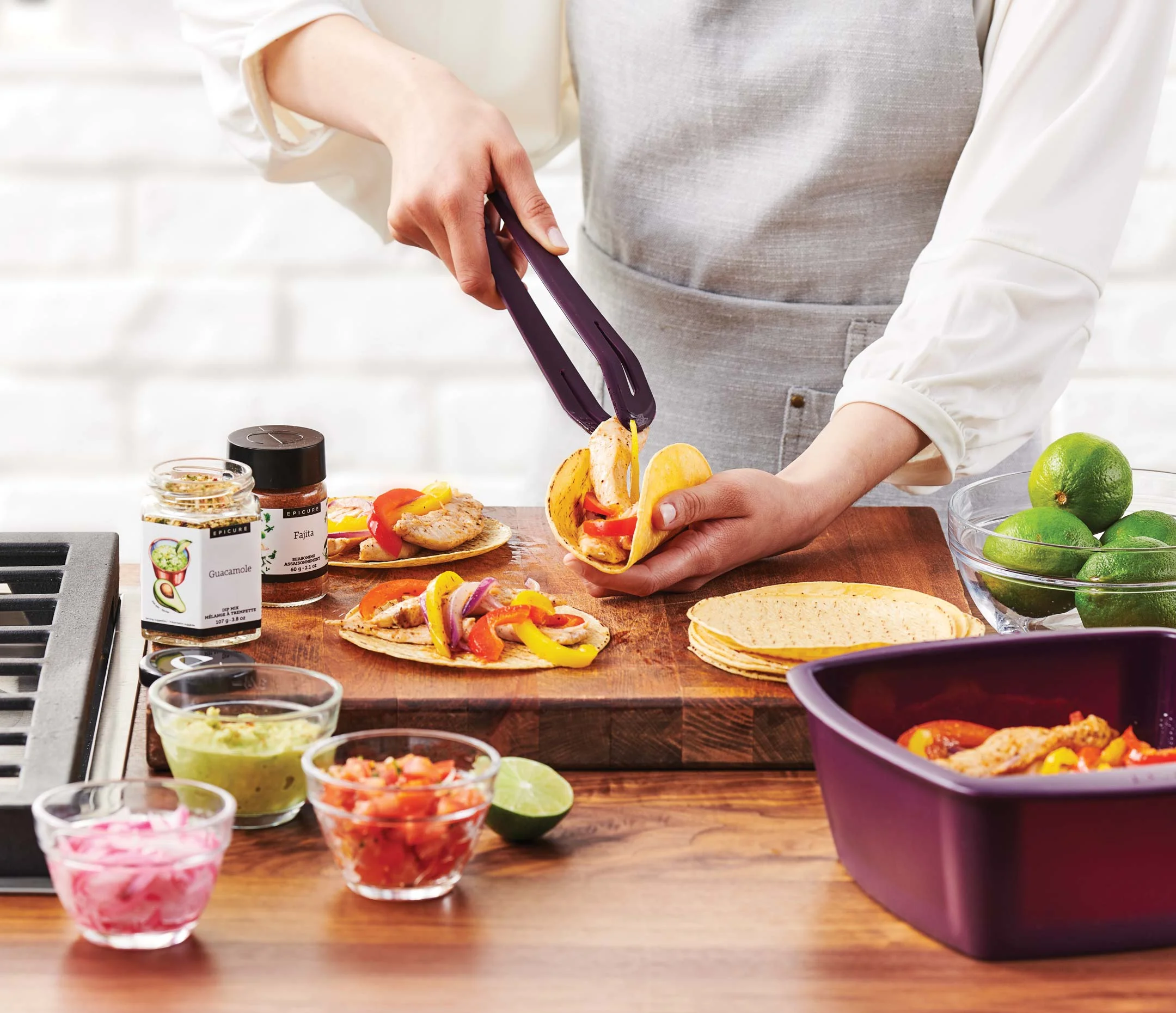 Taco Night Done Right with Prepara Taco Accessories, Food & Nutrition