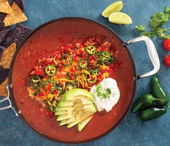 Spicy Lentil Taco Soup