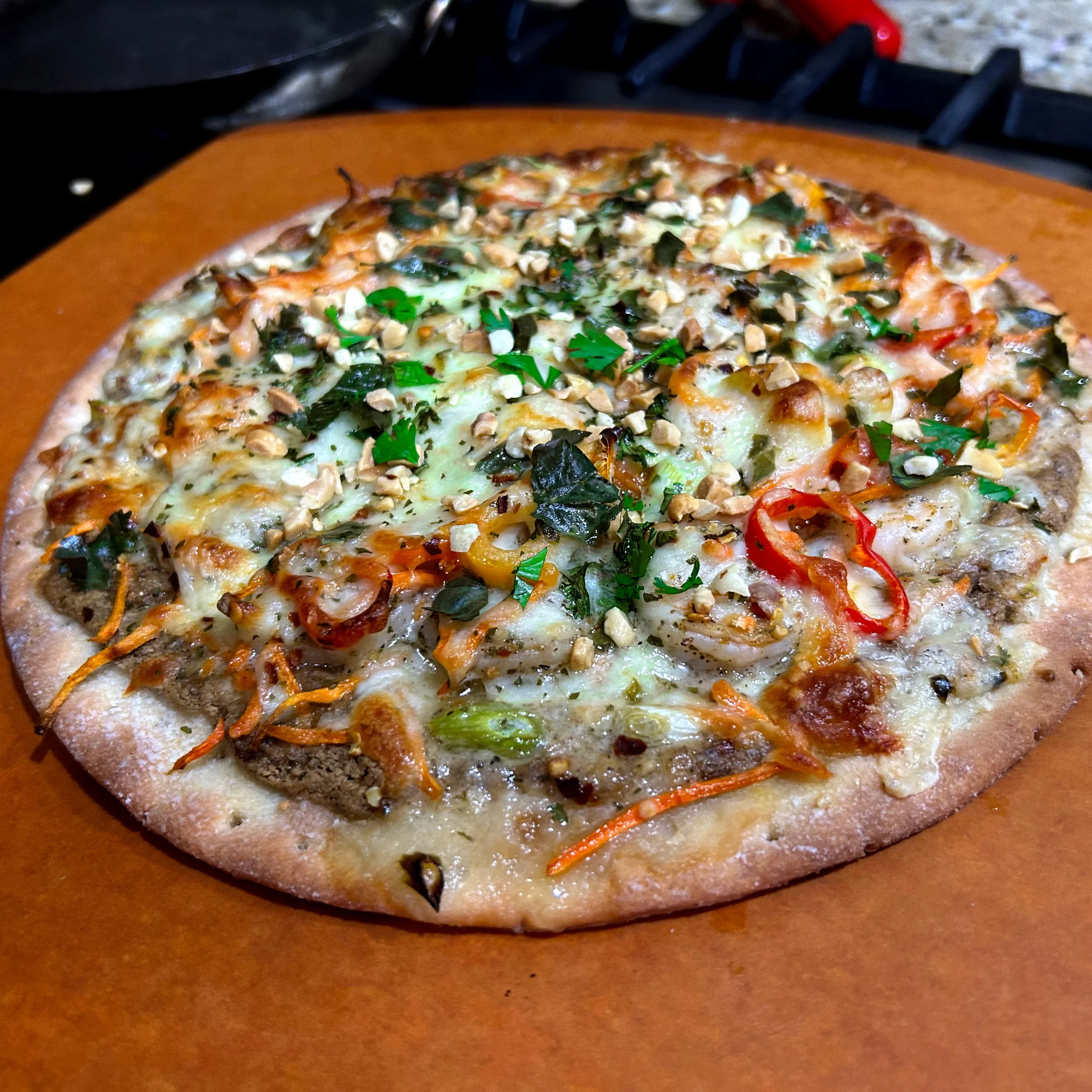 Laurie's Thai Chicken Pizza