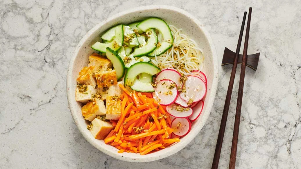 Simple Veggie Noodle Bowl