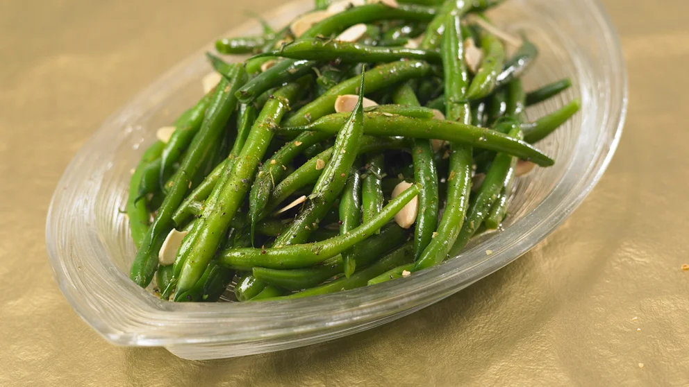 Steamer Green Bean Salad with Almonds