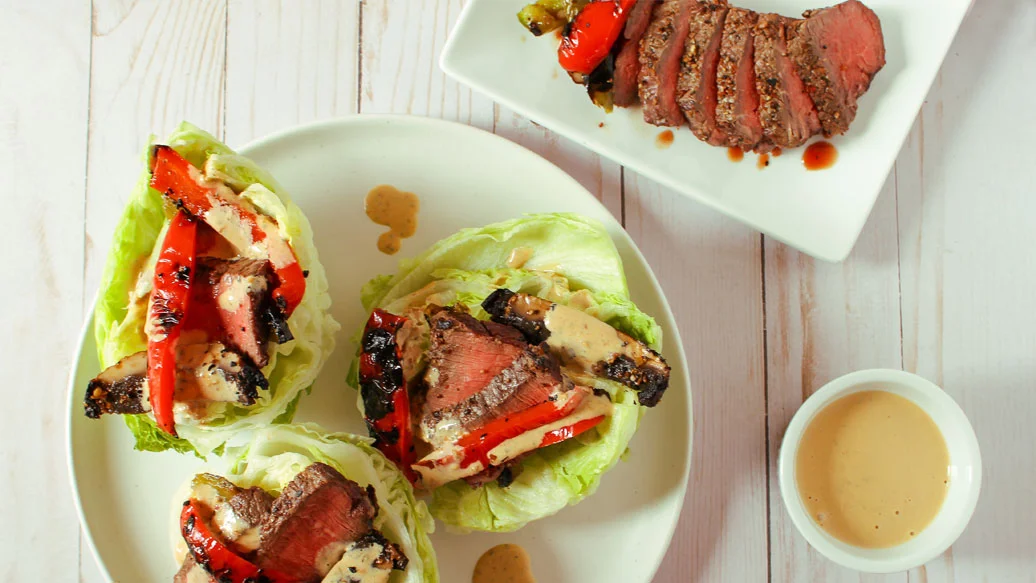 DIY Steak Lettuce Wraps