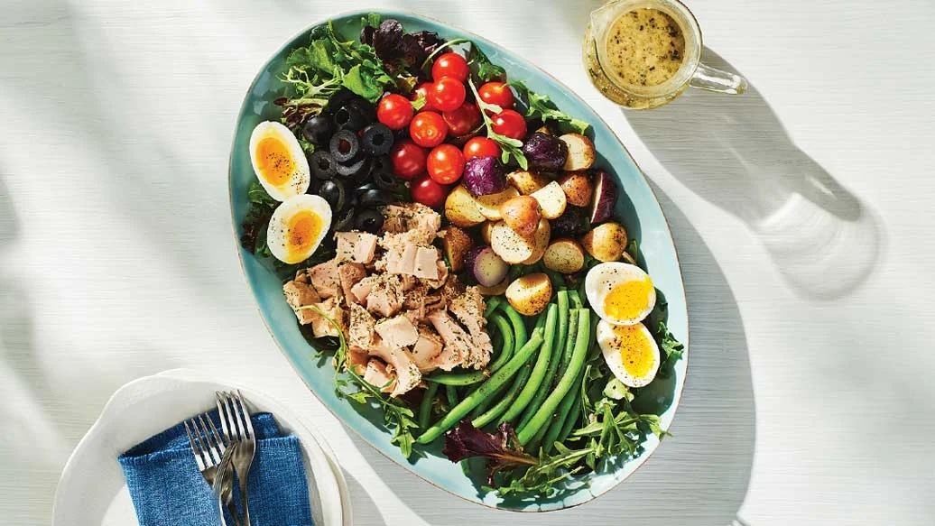 Salade niçoise de la côte Ouest