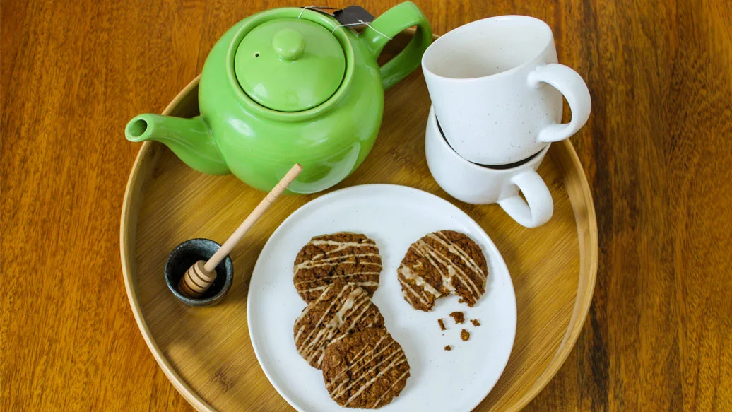 Pumpkin Spice Oatmeal Cookies