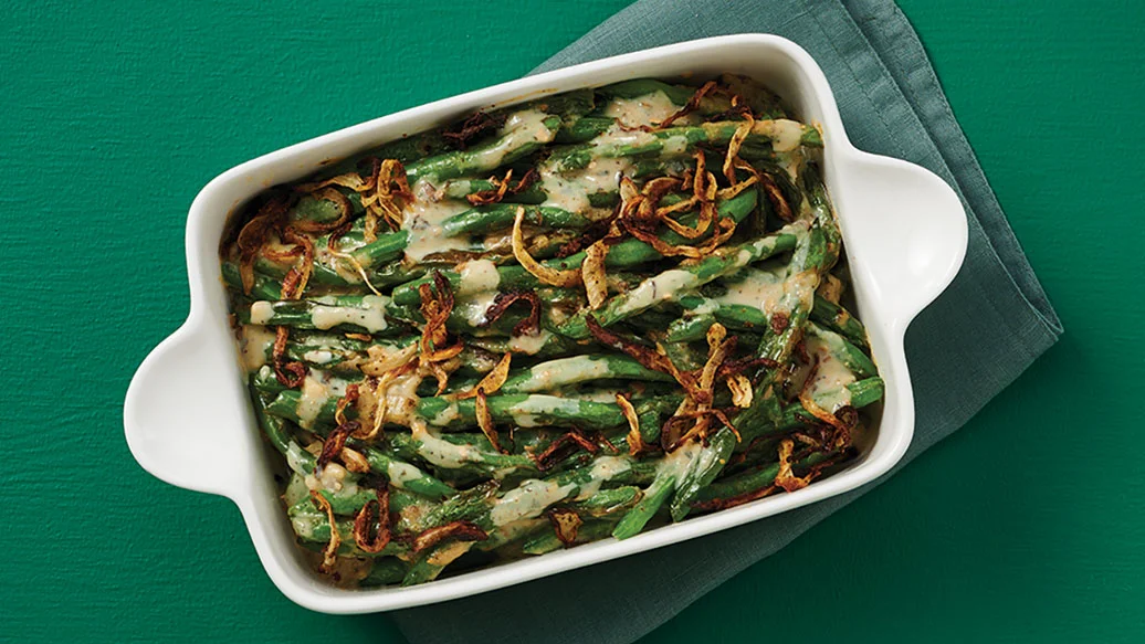 Casserole maison de haricots verts