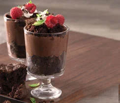 Chocolate Brownie Pudding Cups