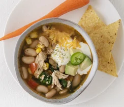 Santa Fe Chicken & White Bean Soup