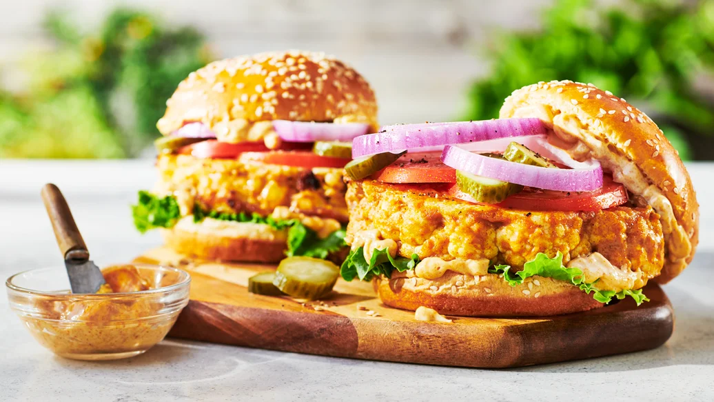 Butter Chicken Cauliflower Sandwich