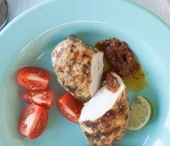 Poulet bali en quantité