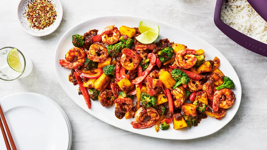 Shrimp & Mango Stir-Fry